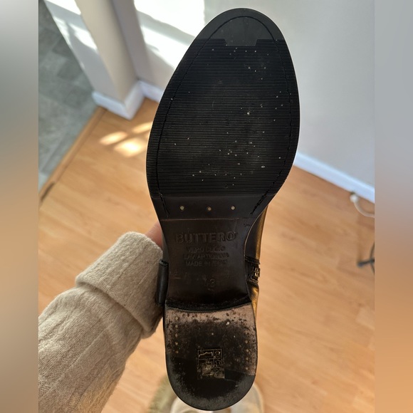 Like New Italian Leather Buttero Floyd Engineer Zip Boots Men’s Size 43 (US 10) - Picture 9 of 10